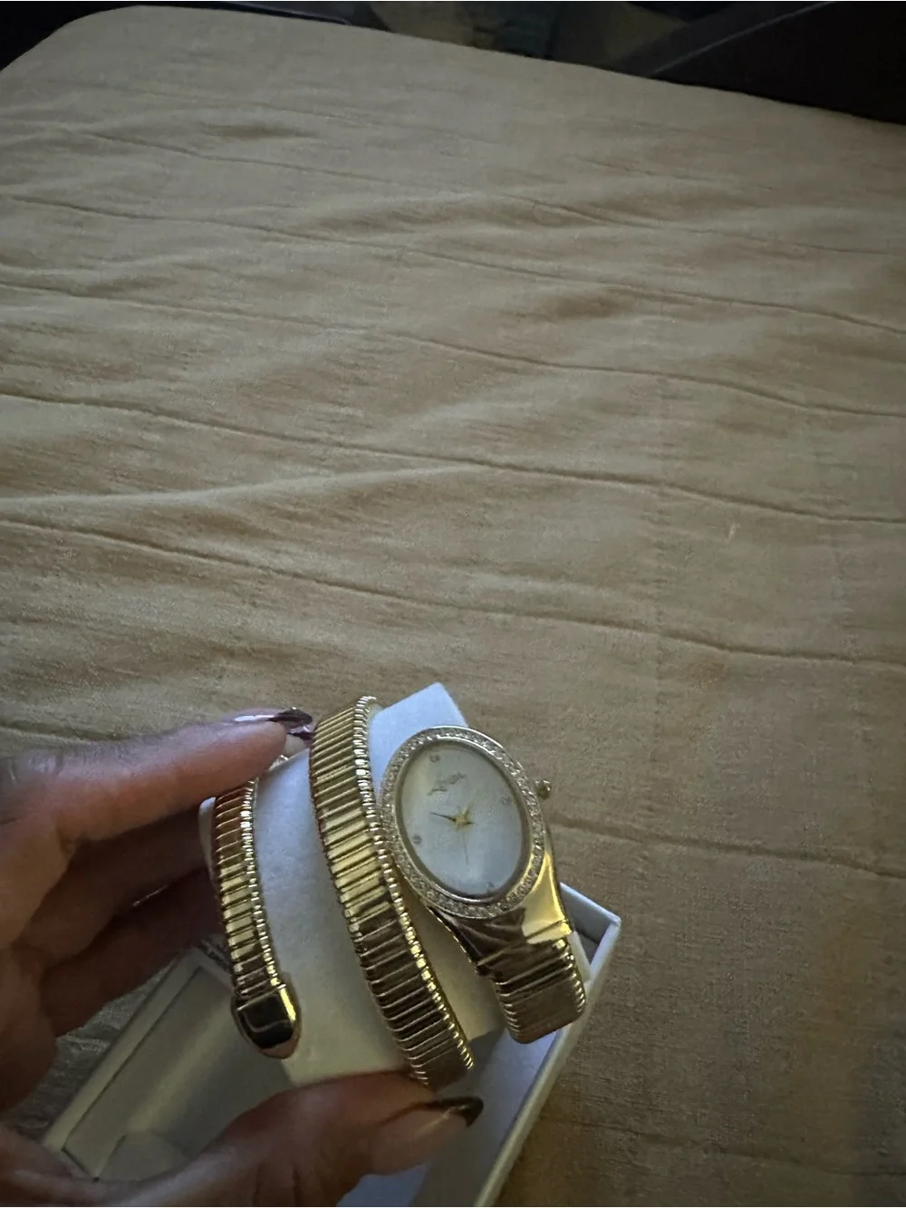 Lovisa Gold Wrap Watch and Bracelet Set - Gold